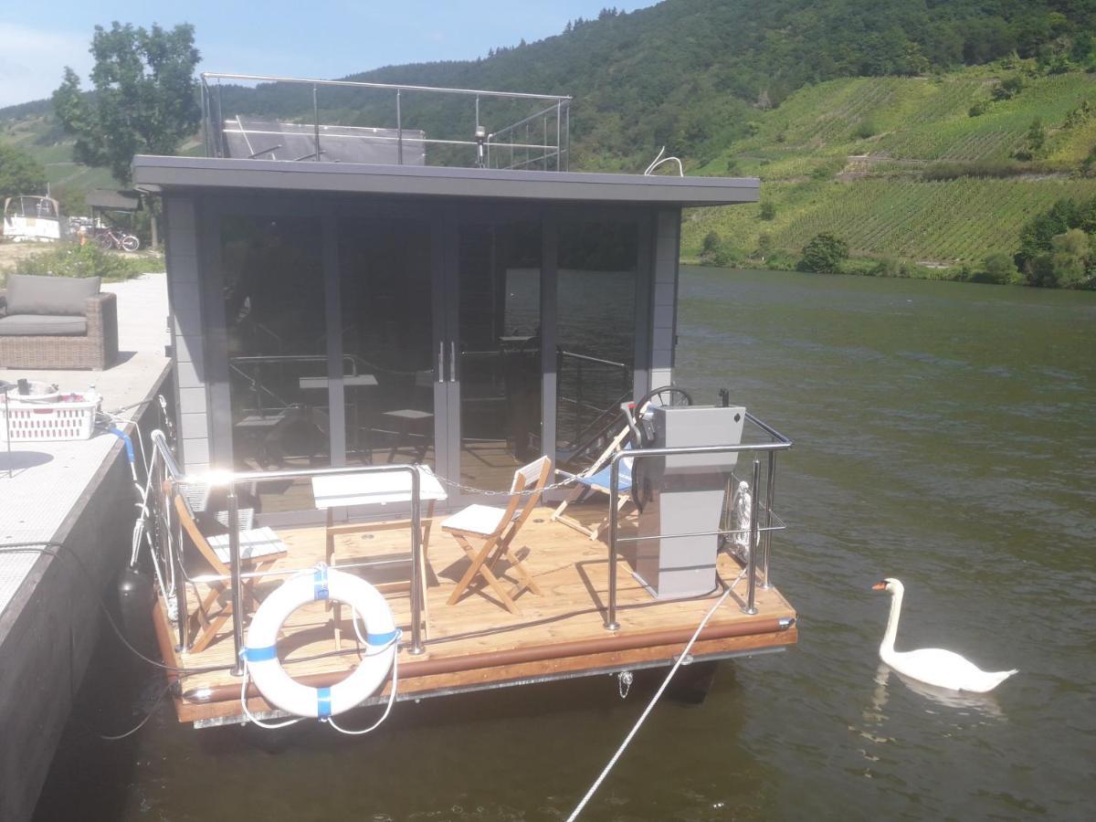 Hausboot Moselrose In Poelich Hotel Polich Ngoại thất bức ảnh