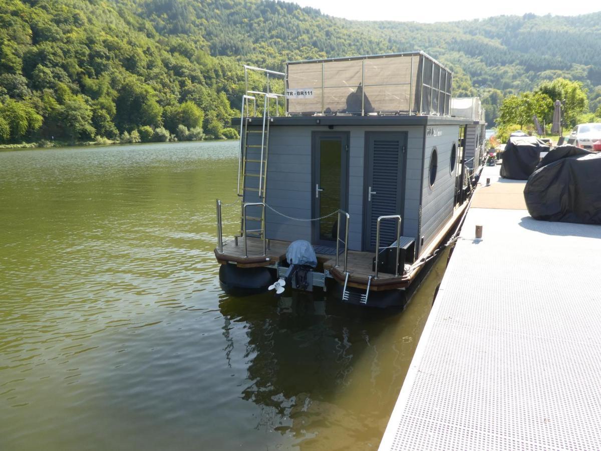 Hausboot Moselrose In Poelich Hotel Polich Ngoại thất bức ảnh