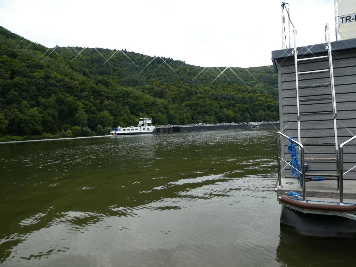 Hausboot Moselrose In Poelich Hotel Polich Ngoại thất bức ảnh