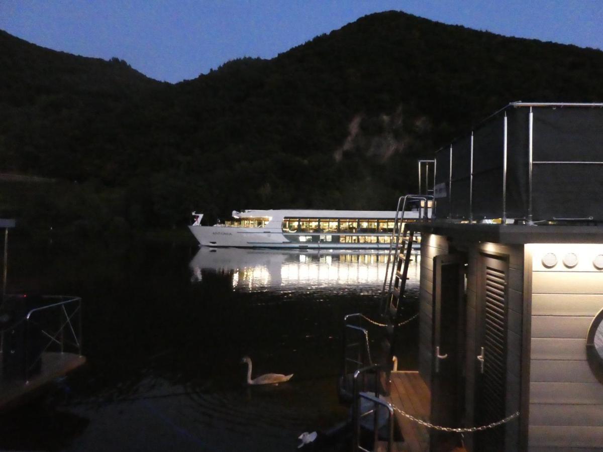 Hausboot Moselrose In Poelich Hotel Polich Ngoại thất bức ảnh