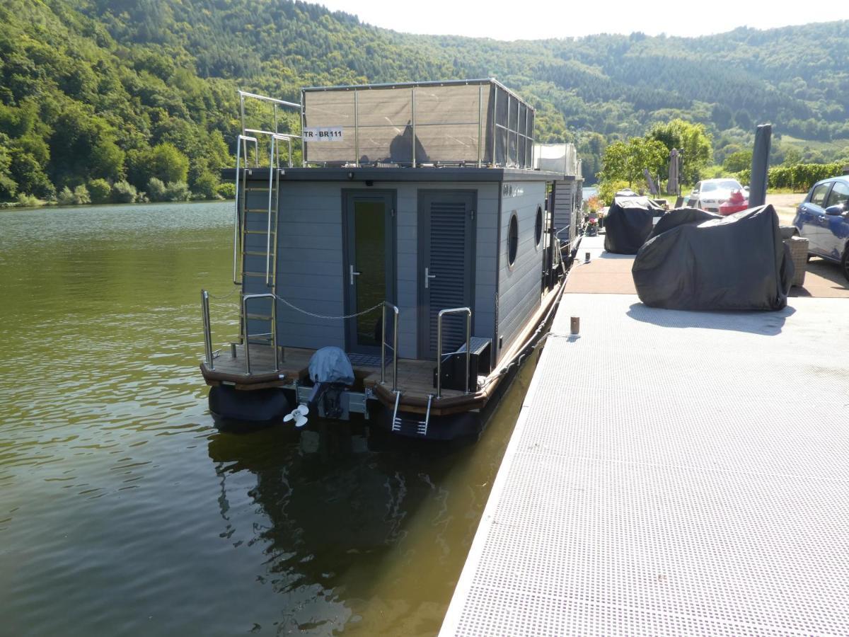 Hausboot Moselrose In Poelich Hotel Polich Ngoại thất bức ảnh