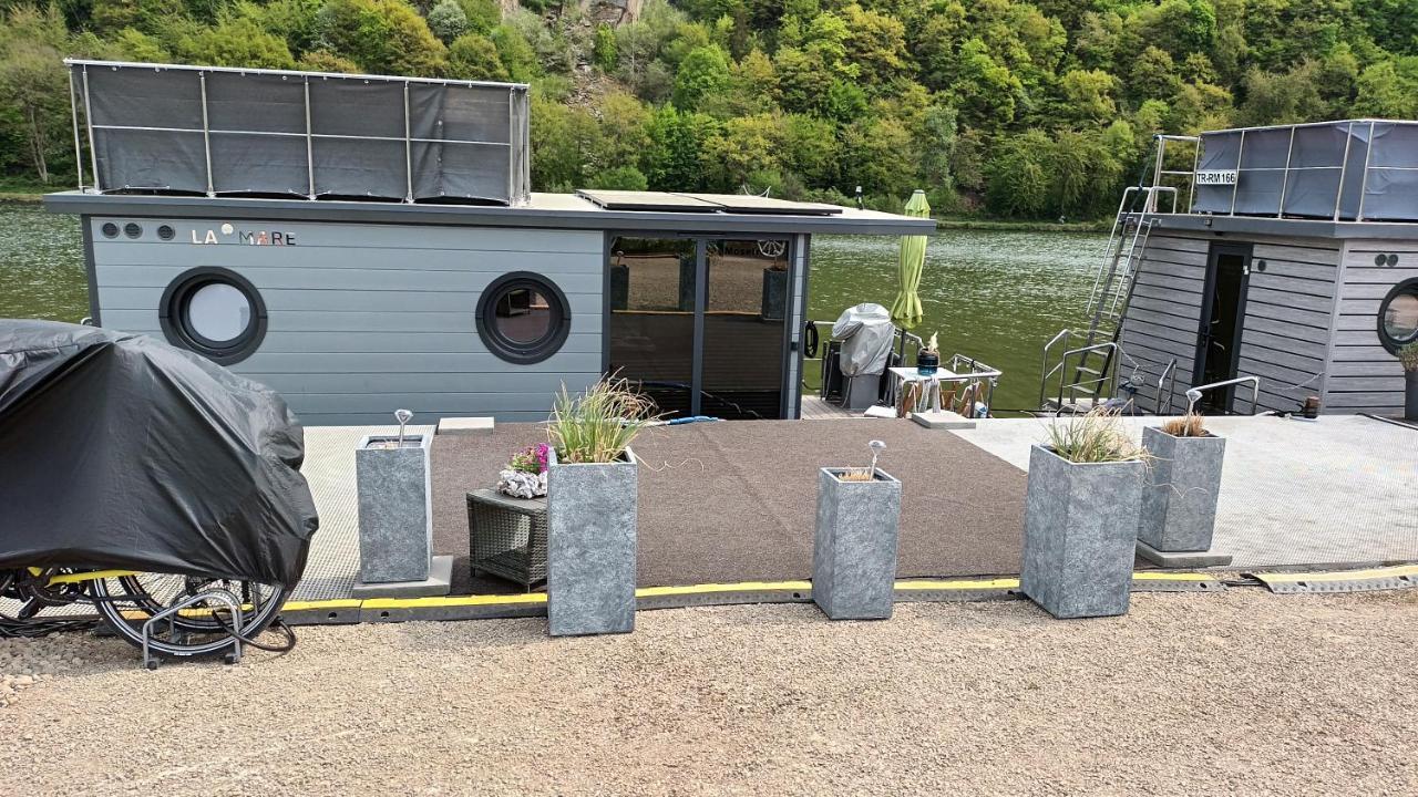 Hausboot Moselrose In Poelich Hotel Polich Ngoại thất bức ảnh